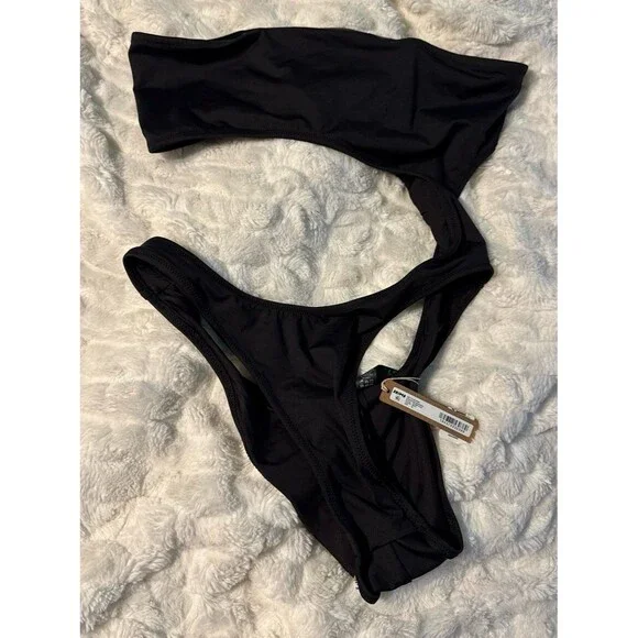 Skims swim monokini onyx NWT XL